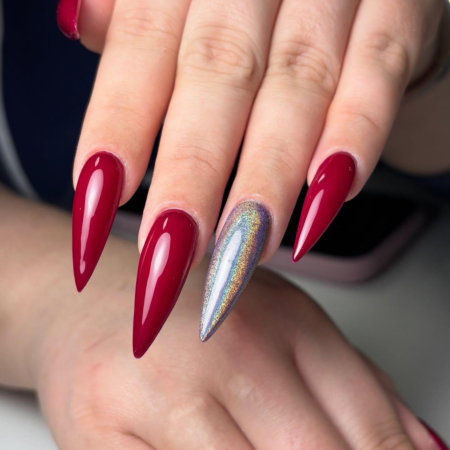 Uñas acrygel diseño francés — Dolce Nails by Cam La Canonja